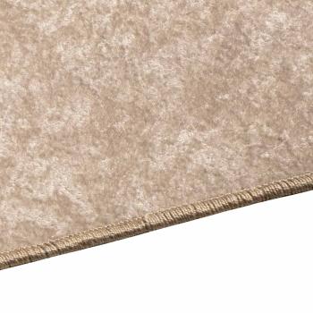 Teppichläufer MARSA Beige 100 x 400 cm Polyester und PVC