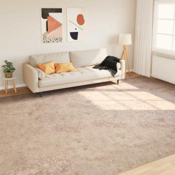 ARDEBO.de - Teppichläufer MARSA Beige 300 x 400 cm Polyester und PVC