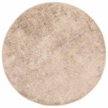 Teppichl?ufer MARSA Beige 120 x 120 cm Polyester und PVC