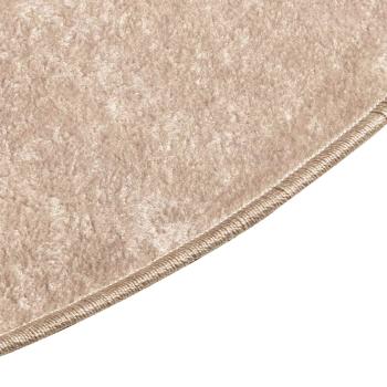 Teppichl?ufer MARSA Beige 120 x 120 cm Polyester und PVC