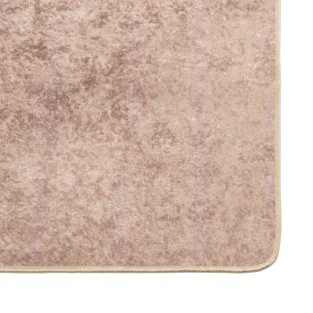 Teppichläufer MARSA Sand 100 x 150 cm Polyester und PVC