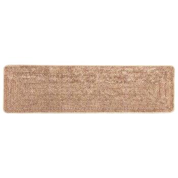 Teppichläufer MARSA Braun 50 x 200 cm Polyester und PVC