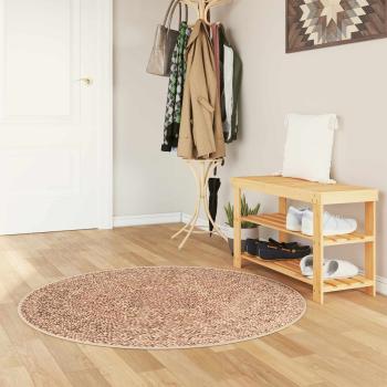 ARDEBO.de - Teppichläufer MARSA Gelb 120 x 120 cm Polyester und PVC