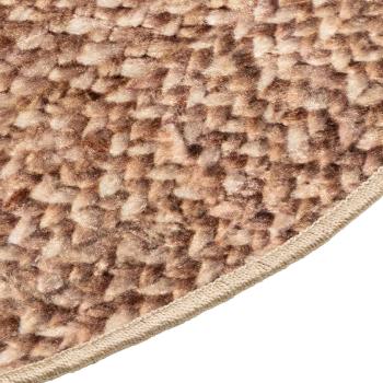 Teppichläufer MARSA Gelb 120 x 120 cm Polyester und PVC