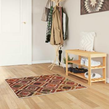 ARDEBO.de - Teppichläufer MARSA Mehrfarbig 100 x 100 cm Polyester und PVC