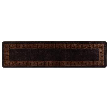 Teppichläufer MARSA Schwarz 50 x 200 cm Polyester und PVC