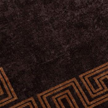 Teppichläufer MARSA Schwarz 50 x 450 cm Polyester und PVC