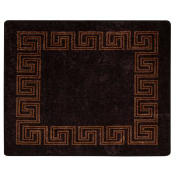 Teppichläufer MARSA Schwarz 80 x 100 cm Polyester und PVC