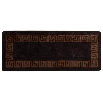 Teppichläufer MARSA Schwarz 80 x 200 cm Polyester und PVC