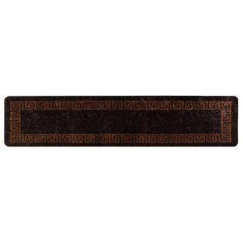 Teppichläufer MARSA Schwarz 80 x 400 cm Polyester und PVC