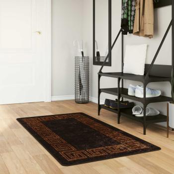 ARDEBO.de - Teppichläufer MARSA Schwarz 100 x 200 cm Polyester und PVC