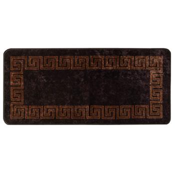 Teppichläufer MARSA Schwarz 100 x 200 cm Polyester und PVC