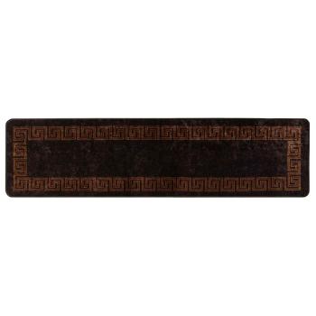 Teppichläufer MARSA Schwarz 100 x 350 cm Polyester und PVC