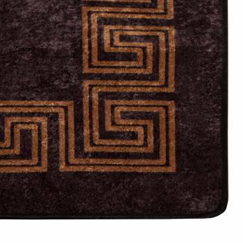 Teppichläufer MARSA Schwarz 100 x 350 cm Polyester und PVC