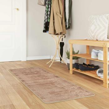 ARDEBO.de - Teppichläufer MARSA Weiß 50 x 200 cm Polyester und PVC