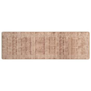Teppichläufer MARSA Weiß 80 x 450 cm Polyester und PVC