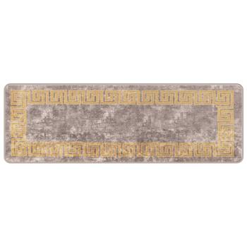 Teppichläufer MARSA Grau 50 x 150 cm Polyester und PVC