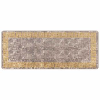 Teppichläufer MARSA Grau 80 x 200 cm Polyester und PVC