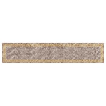 Teppichläufer MARSA Grau 80 x 400 cm Polyester und PVC