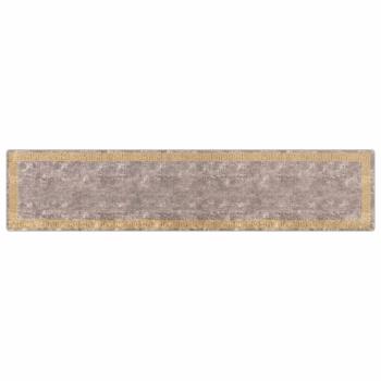 Teppichläufer MARSA Grau 100 x 450 cm Polyester und PVC