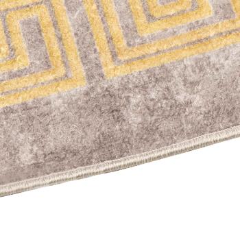 Teppichläufer MARSA Grau 100 x 450 cm Polyester und PVC