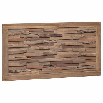 Bettkopfteil Natur Massivholz Teak
