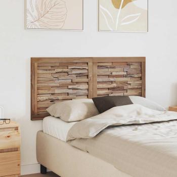 ARDEBO.de - Bettkopfteil Natur Massivholz Teak