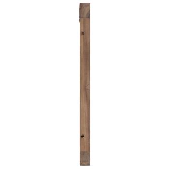Bettkopfteil Natur Massivholz Teak