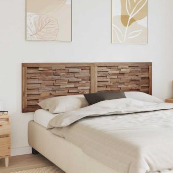 ARDEBO.de - Bettkopfteil Natur Massivholz Teak