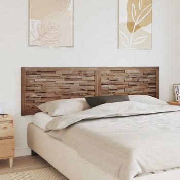 ARDEBO.de - Bettkopfteil Natur Massivholz Teak