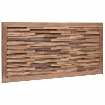 Bettkopfteil Natur Massivholz Teak