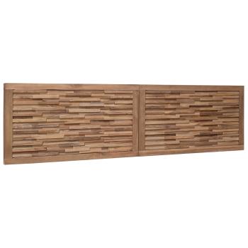 Bettkopfteil Natur Massivholz Teak