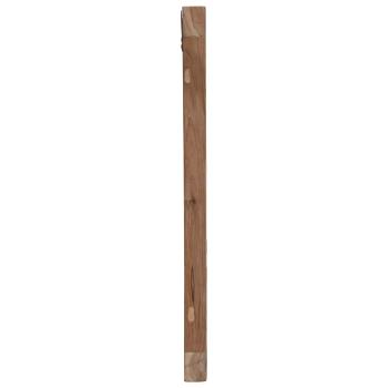 Bettkopfteil Natur Massivholz Teak