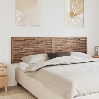 ARDEBO.de - Bettkopfteil Natur Massivholz Teak