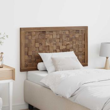ARDEBO.de - Bettkopfteil Natur Massivholz Teak