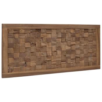 Bettkopfteil Natur Massivholz Teak