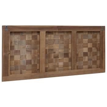 Bettkopfteil Natur Massivholz Teak