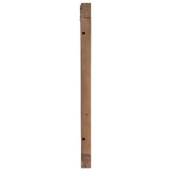 Bettkopfteil Natur Massivholz Teak
