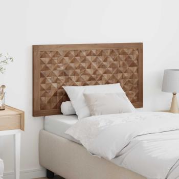 ARDEBO.de - Bettkopfteil Natur Massivholz Teak