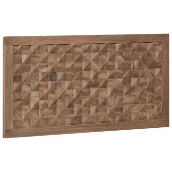 Bettkopfteil Natur Massivholz Teak