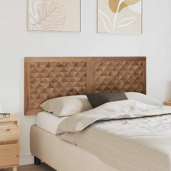 ARDEBO.de - Bettkopfteil Natur Massivholz Teak
