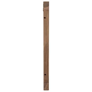 Bettkopfteil Natur Massivholz Teak