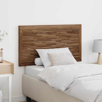 ARDEBO.de - Bettkopfteil Natur Massivholz Teak