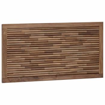 Bettkopfteil Natur Massivholz Teak