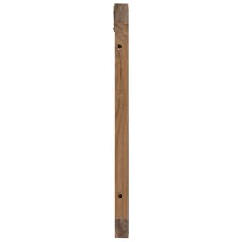 Bettkopfteil Natur Massivholz Teak