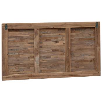 Bettkopfteil Natur Massivholz Teak