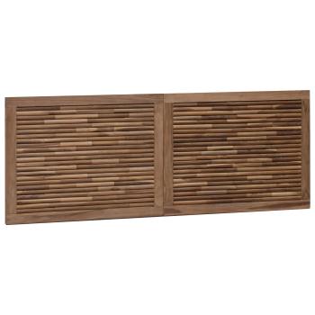 Bettkopfteil Natur Massivholz Teak