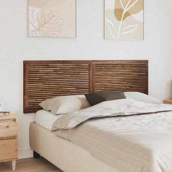 ARDEBO.de - Bettkopfteil Natur Massivholz Teak
