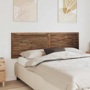 ARDEBO.de - Bettkopfteil Natur Massivholz Teak