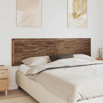 ARDEBO.de - Bettkopfteil Natur Massivholz Teak